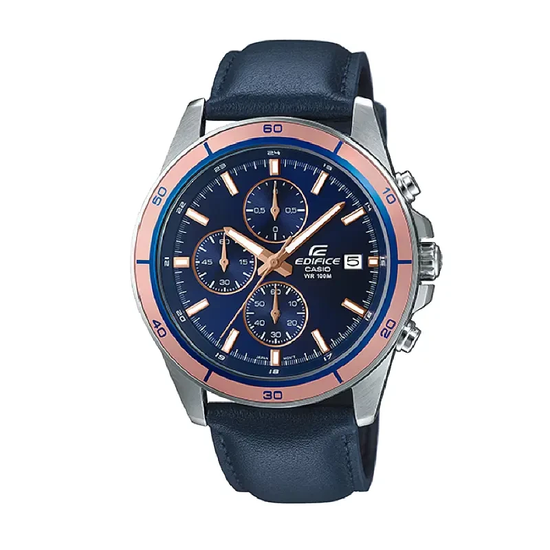 Casio Edifice Chronograph Blue Dial Men's Watch- EFR-526L-2AV